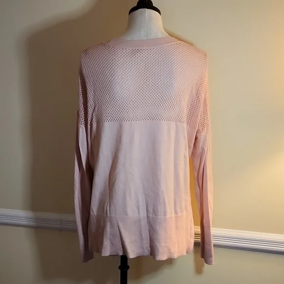 CALIA Journey Open Knit Sweater Crewneck Pullover - Picture 7 of 8